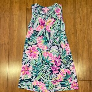 Lilly Pulitzer girls Essie dress size Large (8-10) EUC in Slathouse soiree